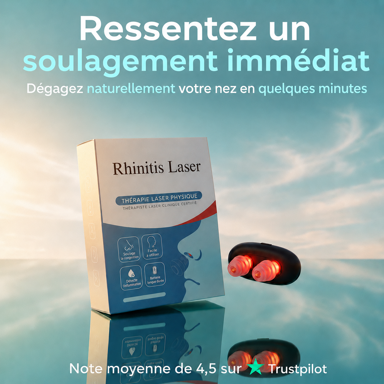 RespiraLight - Thérapie nasale infrarouge - Respiration & confort quotidien